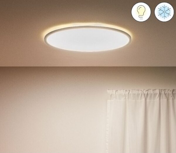 WiZ - Lampă LED plafon SUPERSLIM dimabilă LED/32W/230V alb Wi-Fi