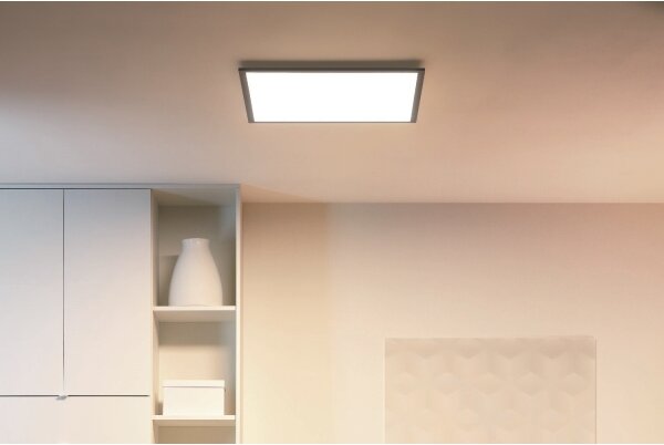 WiZ - Lampă LED plafon SUPERSLIM dimabilă 36W 230V negru Wi-Fi