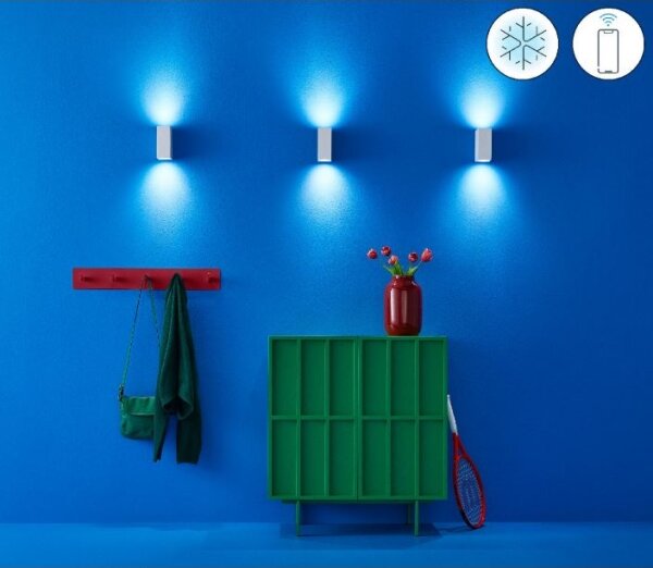 Aplică LED RGBW dimabilă UP&DOWN 2xGU10/4,7W/230V alb Wi-Fi WiZ
