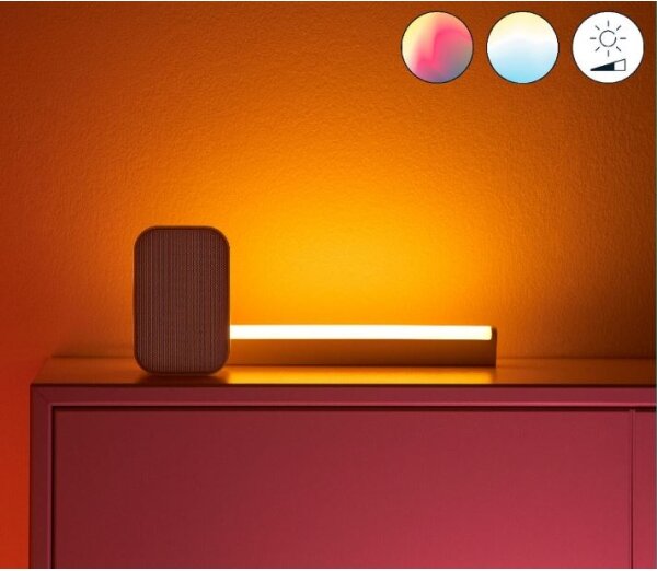 WiZ - Set 2x lampă LED RGBW dimabilă BAR LED/5,5W/230V Wi-Fi