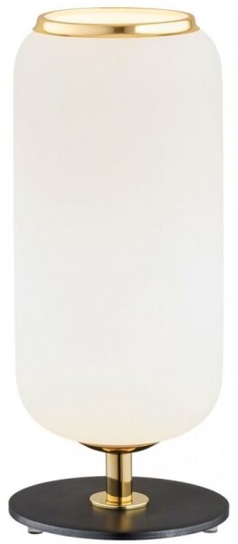 Lampă de masă VALIANO 1xE27/15W/230V neagră/albă/aurie Argon 4994