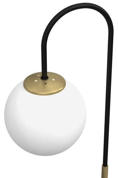 Lampă de masă CAMBRIDGE 1xE14/60W/230V neagră/alamă