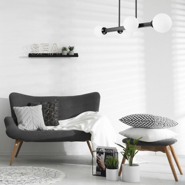 Lustră pe tijă ASTRO 4xG9/5W/230V neagră