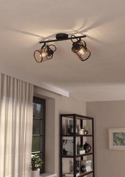 Spot de tavan DELLOW 2xE27/40W/230V Eglo 43532
