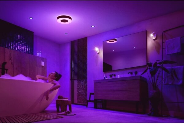 Philips Hue XAMENTO LED RGBW, 33,5W, 230V, IP44, stropní stmívatelné koupelnové