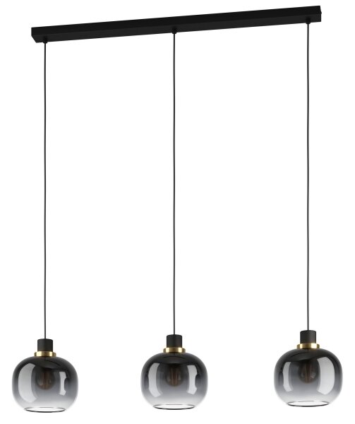 Lustră pe cablu OILELLA 3xE27/40W/230V gri Eglo 99617