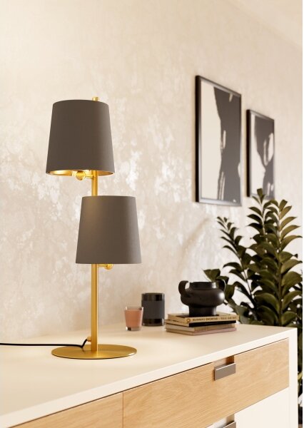 Lampă de masă ALMEIDA 2xE27/40W/230V Eglo 99611