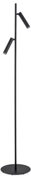 Lampadar TORRE 2xG9/6W/230V negru Argon 7082