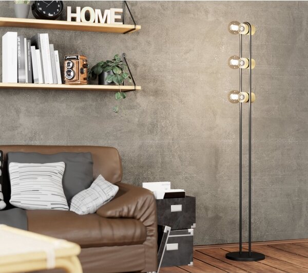 Lampadar CHIEVELEY 3xE27/28W/230V Eglo 43544