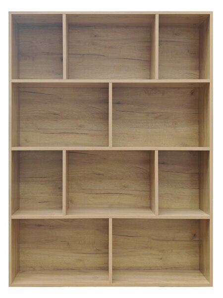 Biblioteca Evergin, Stejar, 100x30x135 cm