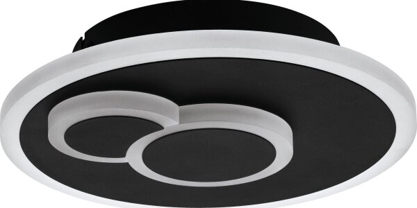 Plafonieră LED CADEGAL LED/7,8W/230V d. 20 cm neagră Eglo 30659