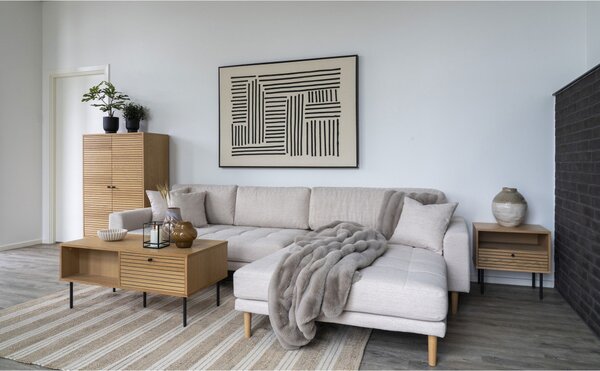 Pătură Galena din blană artificială, 130x180 cm, gri