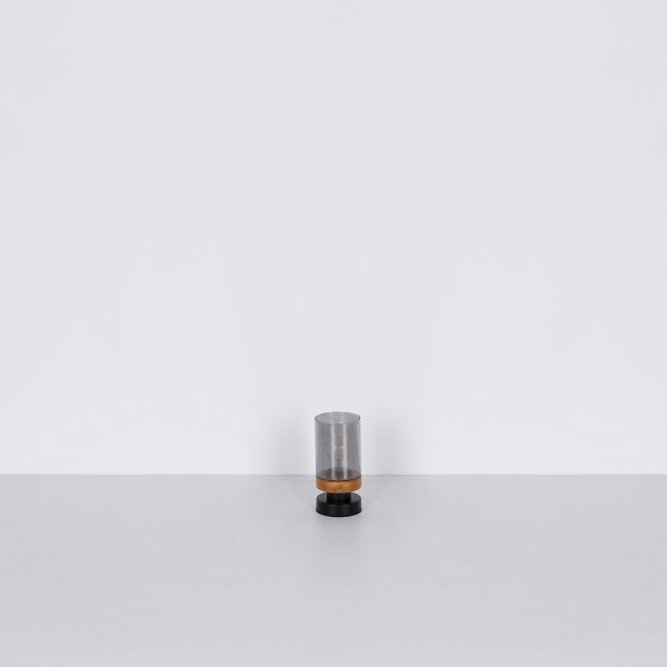 Lampă de masă FINCA 1xE27/40W/230V metal/lemn Globo 15557T