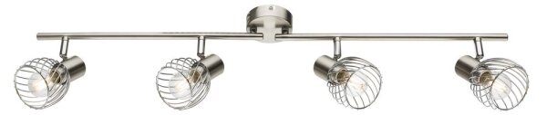 Spot TEXAS 4xE14/40W/230V crom mat Globo 54809-4