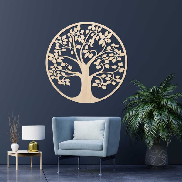 Decor din lemn copac al vieții - MAKJAK