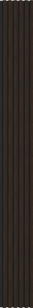 Mexen Lam-B, lamele acustice de perete 275 × 30 cm, placă HDF 4 mm, furnir tehnic, maro abanos, S100-275307-3015-022