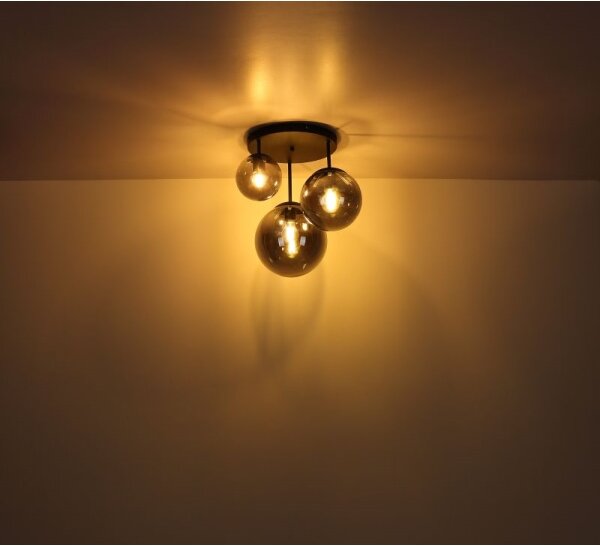Lustră pe cablu JOEL 3xE27/60W/230V Globo 1581-3S