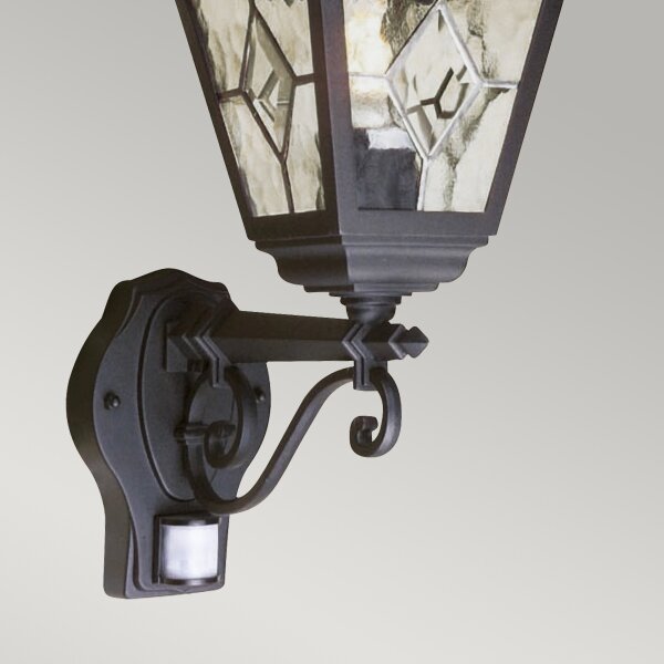 Aplică de exterior cu senzor NORFOLK 1xE27/100W/230V IP43 Elstead