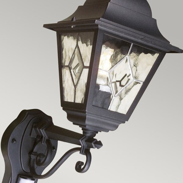 Aplică de exterior cu senzor NORFOLK 1xE27/100W/230V IP43 Elstead