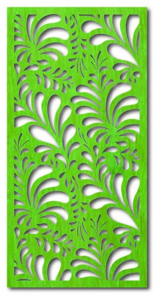 Panou elegant din lemn cu model floral | PIKI