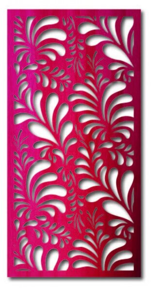 Panou elegant din lemn cu model floral | PIKI
