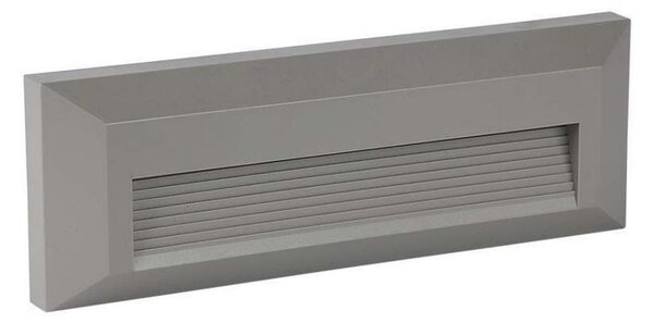 Corp de iluminat LED de exterior pentru scări LED/3W/230V IP65 3000K gri