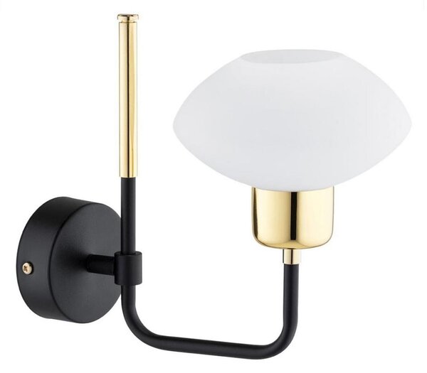 Argon 8032 - Lampă de perete RAVELLO 1xE14/15W/230V negru/auriu