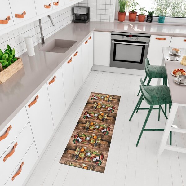 Covor tip traversă 52x100 cm Ricci Herbs – Universal