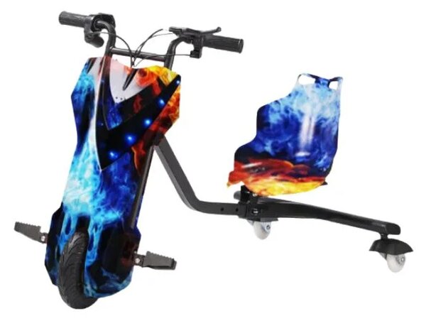 Driftmax™ Kart Electric Cu 3 Roți Pentru Drift, Gheață și foc