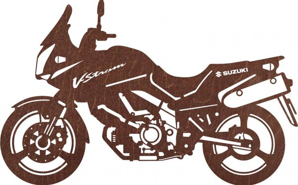 Pictură murală elegantă pe motocicletă - SUZUKI