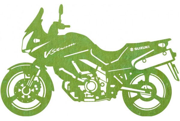 Pictură murală elegantă pe motocicletă - SUZUKI