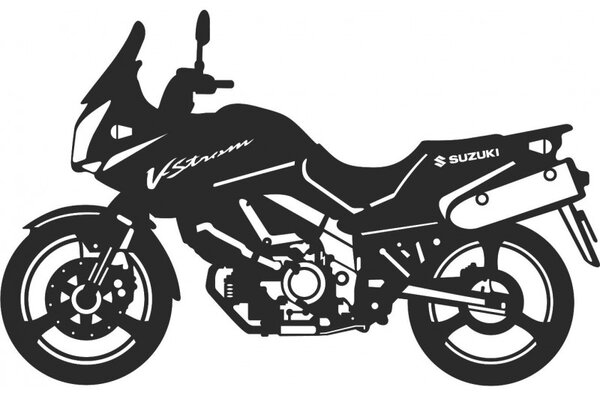 Pictură murală elegantă pe motocicletă - SUZUKI