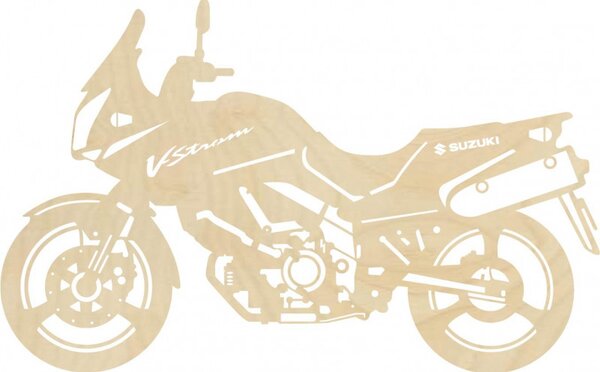 Pictură murală elegantă pe motocicletă - SUZUKI