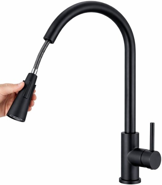 Ruvetti Edera baterie bucătărie pe picior negru 1003MB