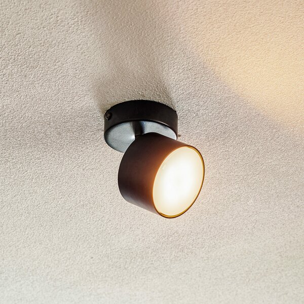 Eko-Light Spot de tavan Cloudy 1 bec negru, reglabil, Negru, Camera de zi / sufragerie, Metal, Modern