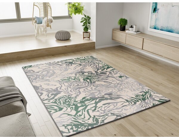 Covor verde/bej 80x150 cm Astra – Universal