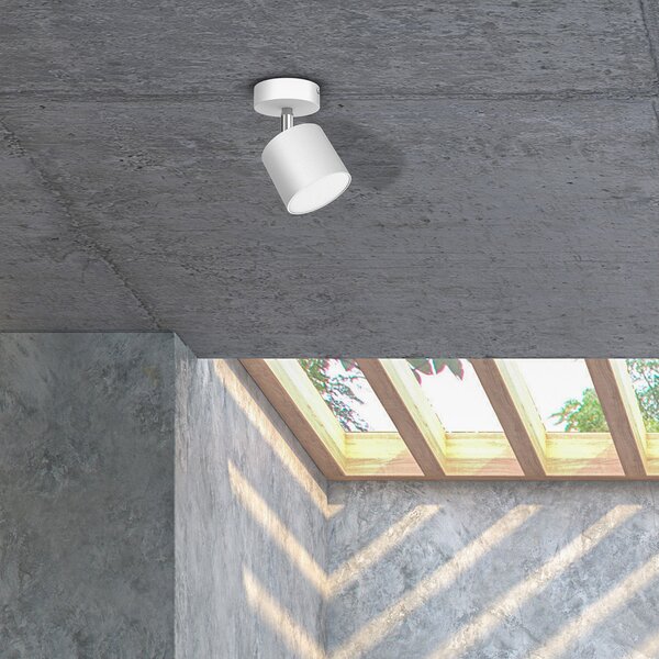 Eko-Light Spot de tavan Cloudy 1 bec alb, reglabil, Alb, Camera de zi / sufragerie, Metal, Modern