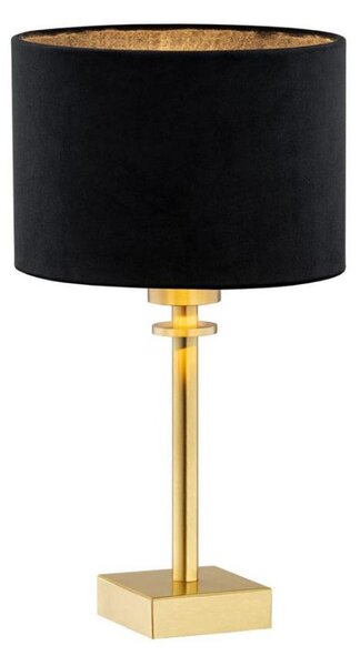 Lampă de masă ABBANO 1xE27/15W/230V alamă/neagră Argon 8049