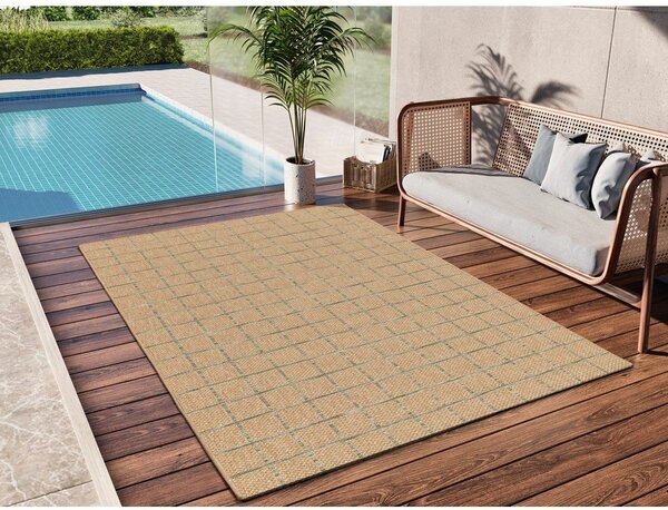 Covor pentru exterior și interior în culoare naturală 160x230 cm Pergola – Universal