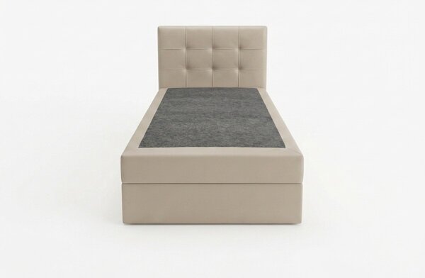 Pat boxspring tapitat DIRELIS TRINITY 90x200 cm bej Saltele: Saltea cu arcuri Bonell