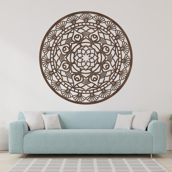 Mandala modernă sculptată, floarea vieții | ZIBEZI