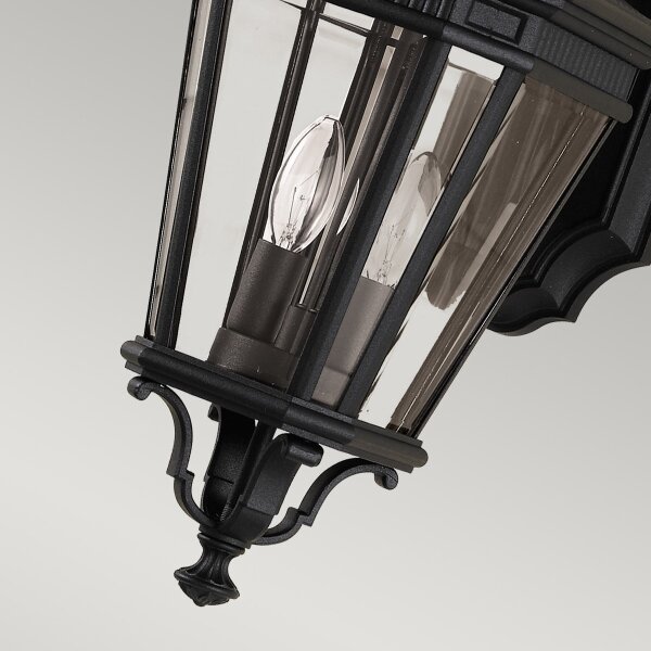 Aplică de exterior COTSWOLD LANE 2xE14/60W/230V IP44 neagră Feiss
