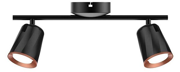 Spot LED 2xLED/5W/230V 4000K negru