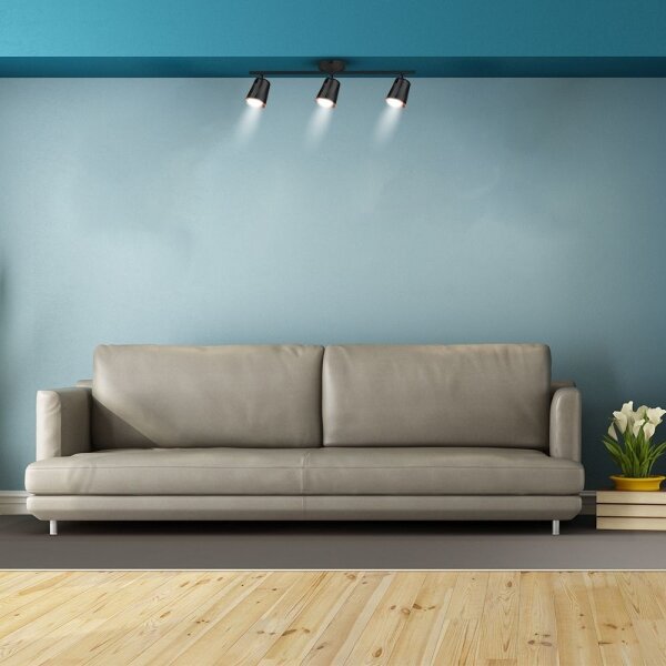 Spot LED 3xLED/5W/230V 4000K negru