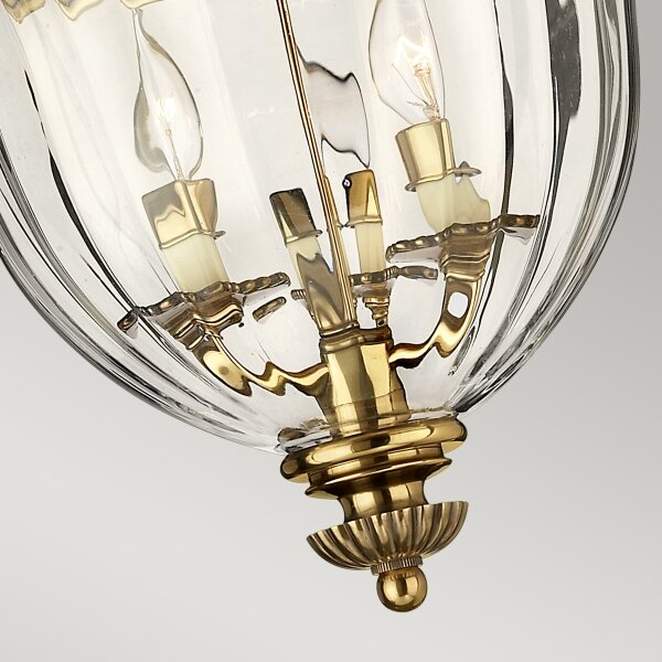 Plafonieră CAMBRIDGE 3xE14/60W/230V aurie Hinkley