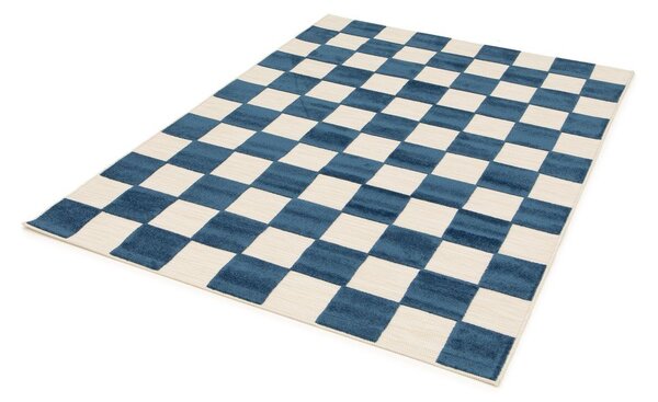 Covor pentru exterior și interior albastru/crem 160x230 cm Cuadros – Universal