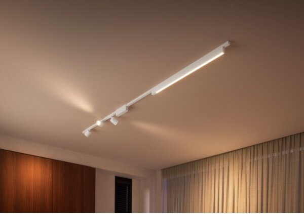 Philips SADA 4xLED RGB Hue, stmívatelné svítidlo do lištového systému, 44,6W, 23