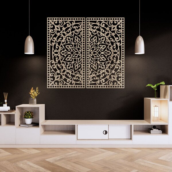 Pătrat decorativ din lemn | FLOFER