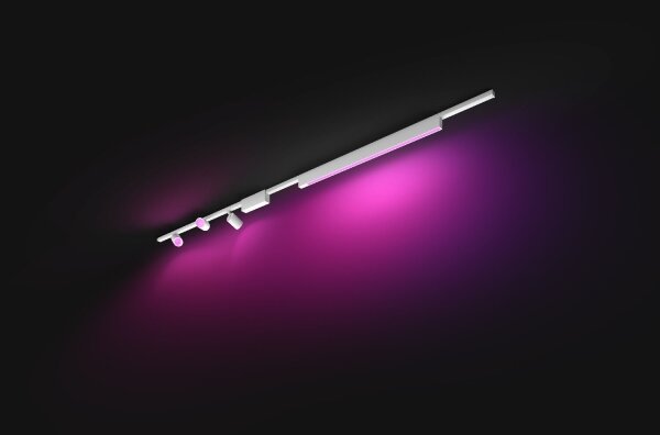 Philips SADA 4xLED RGB Hue, stmívatelné svítidlo do lištového systému, 44,6W, 23