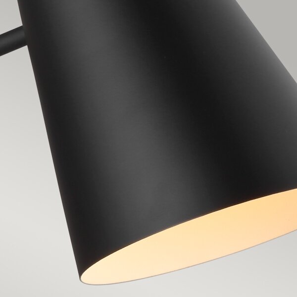 Lampă de perete SIMON 1xE27/60W/230V neagră/aurie Feiss